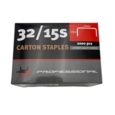 32/15 Carton Staples (2000 Per Box)