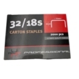 32/18 Carton Staples (2000 Per Box)