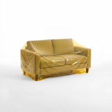 2 Seater Bag Yellow Tint Heavy Duty 2540mmx1371mm (40 Per Roll)