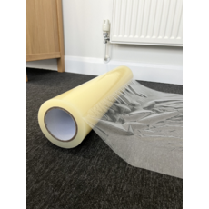 600mm x 25mtr Stair Stick Carpet Protection Film