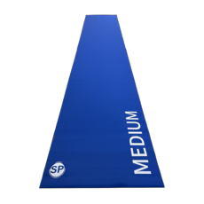 Medium Blue Rubber Backed Runner 70cm x 365cm