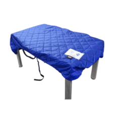 Quilted Dining Table Coversafe Protector 120cm x 200cm - Royal Blue
