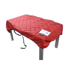 Quilted Dining Table Coversafe Protector 120cm x 200cm - Red