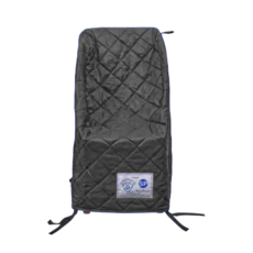 Quilted Dining Chair Coversafe Protector 53.5cm x 53.5/23cm x 102cm - Black