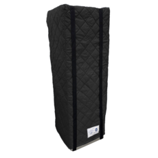 Quilted American Fridge Freezer Coversafe Protector 77cm x 91cm x 180cm - Black