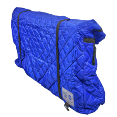 Quilted 5ft Double/King Mattress 200x155x30cm Coversafe - Royal Blue