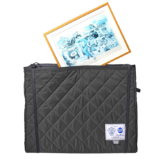 Picture Coversafe Protector 3 Inner Dividers (4 Cells) 105cm x 75cm x 20cm - Black